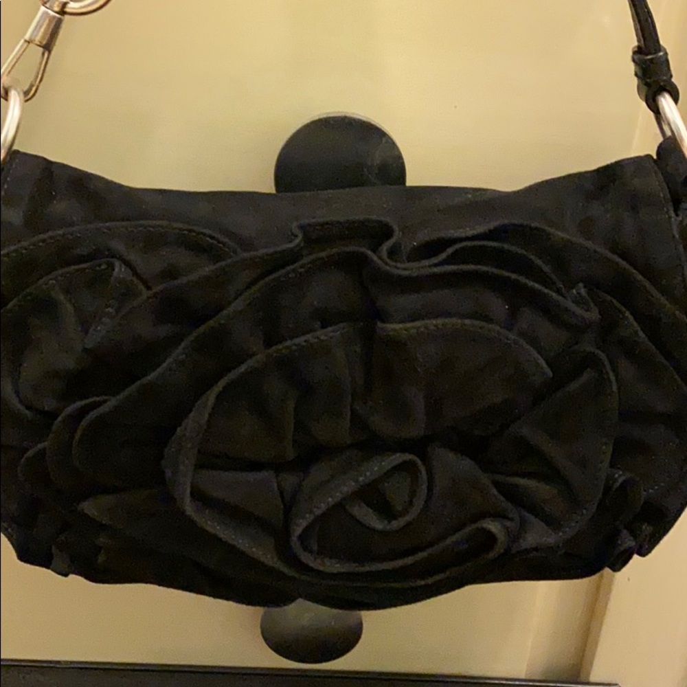YSL suede handbag